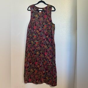 Westbound woman’s Corduroy Paisley Dresses Small
